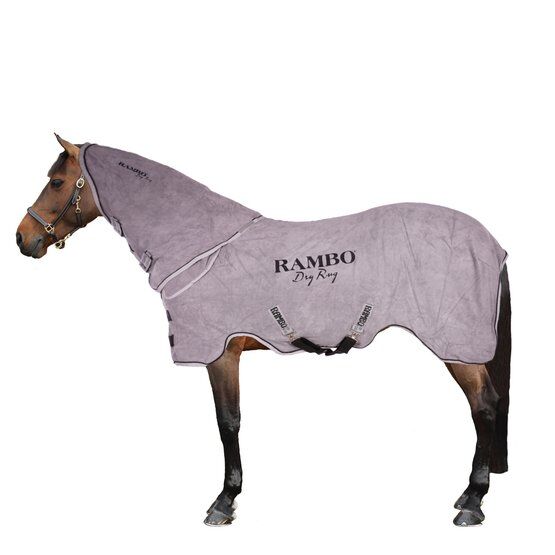 Rambo Dry Rug Größe M in Silber NEU, Horseware  Rambo Dry Rug , Alexandra , Horse Blankets, Sheets & Coolers, Weingarten (Baden)