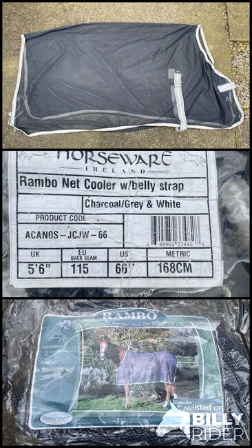 Rambo Net Cooler, Horsewear Rambo, Lucy, Horse Blankets, Sheets & Coolers, Image 4