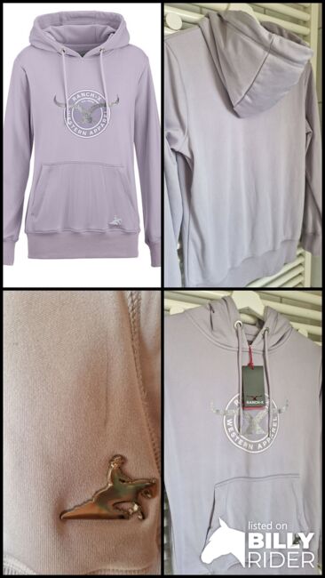 RANCH-X HOODIE POLLY GLITZERPRINT GR.M, RANCH-X  RANCH-X HOODIE POLLY, Manuela Wölk , Shirts & Tops, Langenfeld , Image 6