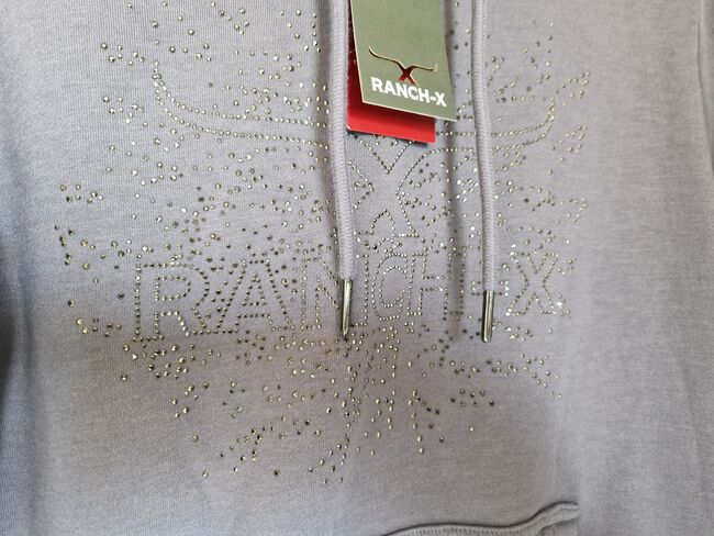RANCH-X HOODIE TED GLITZERPRINT GR.M, RANCH-X  RANCH-X HOODIE TED, Manuela Wölk , Shirts & Tops, Langenfeld , Image 3