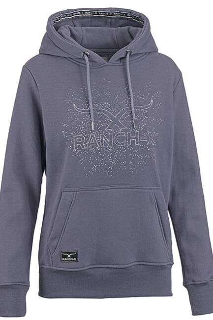 RANCH-X HOODIE TED GLITZERPRINT GR.M, RANCH-X  RANCH-X HOODIE TED, Manuela Wölk , Shirts & Tops, Langenfeld 