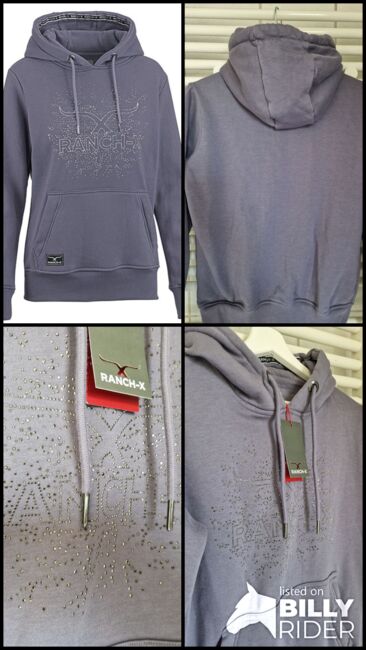 RANCH-X HOODIE TED GLITZERPRINT GR.M, RANCH-X  RANCH-X HOODIE TED, Manuela Wölk , Shirts & Tops, Langenfeld , Image 6