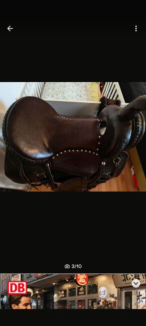 Selten! Charro-/Vaquero-Westernsattel mit spezieller Polsterung, Birgit, Western Saddle, Leipzig, Image 4