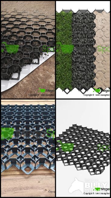 Rasengitter & Bodengitter, Kiesgitter, Paddockplatten und Kieswaben | Paddockmatten 7,99 EUR/m², MEGASPAR - Online Shop Gartenmatten, Bodenplatten & Rasengitter, Parkplatzgitter, MEGASPAR Online-Shop (MEGASPAR Online-Shop), Horse Stables, Piła, Image 12