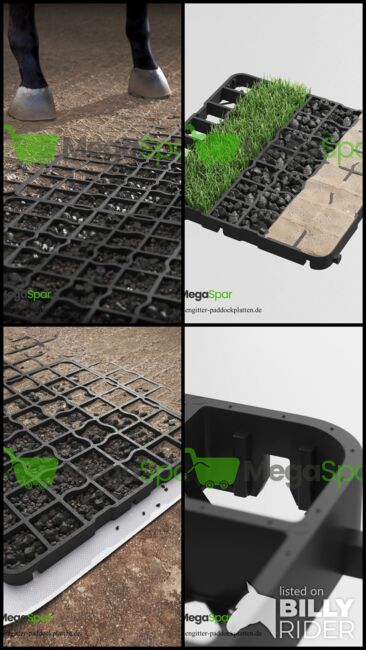 Rasengitter & Paddockplatten und Bodengitter für Reitplatz, Paddockgitter - TOP Kunststoffplatten, MEGASPAR - Online Shop Rasengitter | Paddockplatten | Kunststoffmatten & Parkplatzgitter , MEGASPAR, Horse & Stable Mats, Piła, Image 16