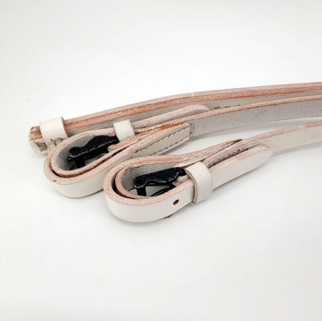 SALE! Exklusiver handgenähter spanischer Zaum in Weiss mit Vaquero Zügel MARJOMAN, Marjoman Spain, Maya (Swisshorseshop), Bridles & Headstalls, Frauenfeld, Image 2