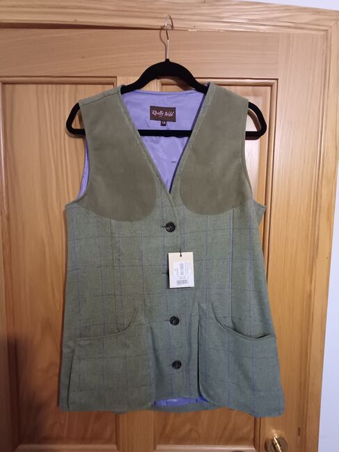 Really Wild women's tweed waistcoat, size 14, new - with tags, Really Wild, Naomi Cessford, Show Apparel, Brechin