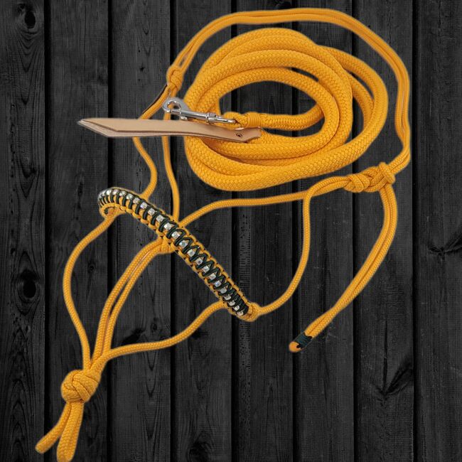 Handgefertigtes Strass Knotenhalfter WARMBLUT mit Bodenarbeitsseil, Maya (Swisshorseshop), Kantary, Frauenfeld