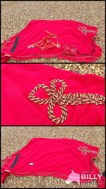 Red show gear, Emma Dawkins, Horse Blankets, Sheets & Coolers, Loxley, Image 4