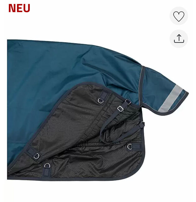 Regendecke und 100 Gramm Decke Größe 125 Pony von Krämer NEU, Krämer / Felix Bühler Regularneck Perfect Fit, L. Koch, Pferdedecken, Paderborn, Abbildung 4