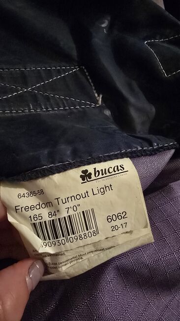 Regendecke von Bucas, Bucas Freedom Tournout Light, Daniela , Pferdedecken, Emden, Abbildung 3