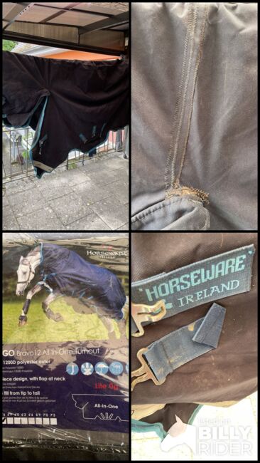 Regendecke Horseware, Horseware Amigo Bravo 12 All-In One, Lisa Schlabe, Horse Blankets, Sheets & Coolers, Dornhan, Image 6