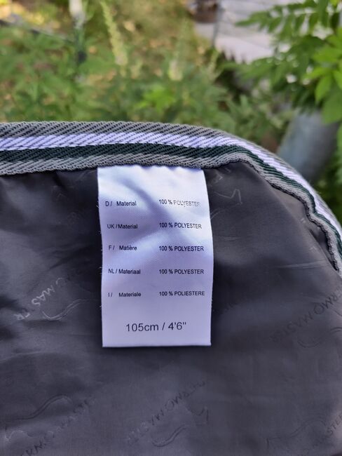 Regendecke Outdoordecke 105cm 0g Pony, Thermo Master Kadir IV, Maja, Pferdedecken, Stuttgart, Abbildung 5