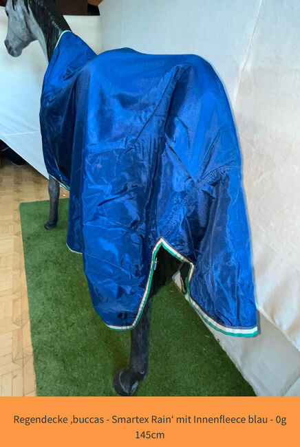 Regendecke ,buccas - Smartex Rain' / 0g / 145cm, Buccas Smartex Rain, Conna Gschwend (PferdeMenschen - SecondHandShop für Pferd&Reiter), Horse Blankets, Sheets & Coolers, Friedberg, Image 4