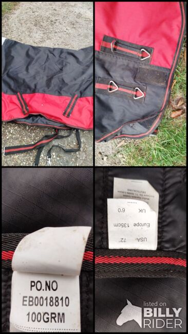 Regendecke Outdoordecke 100g, Kathrin , Horse Blankets, Sheets & Coolers, Horstedt, Image 6