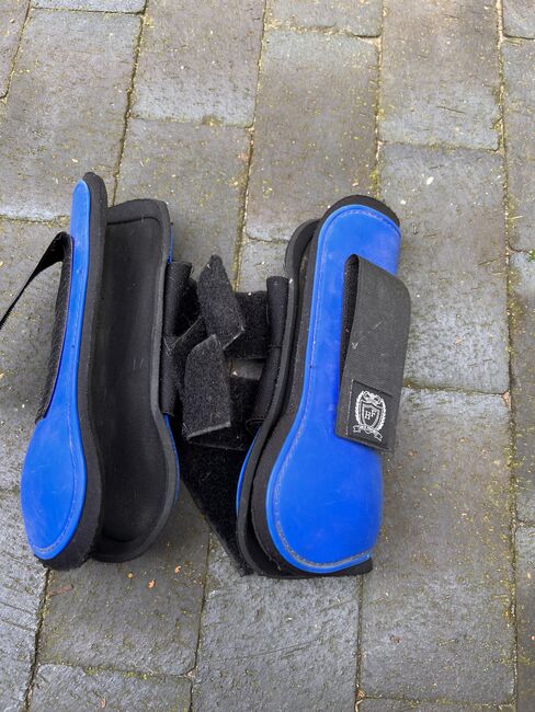 Gamaschen Blau, Pia B., Tendon Boots, Ahrensburg , Image 2