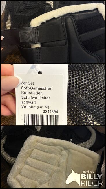 Gamschen auf Schafswollimitat Größe M, Riders Deal, Carmen Lbn, Tendon Boots, Essen, Image 4