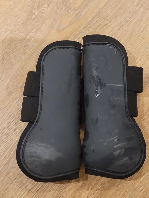 Gamaschen (vorne)  für  Pony in  Navyblau, Susanna Scheuermeyer, Tendon Boots, München, Image 2