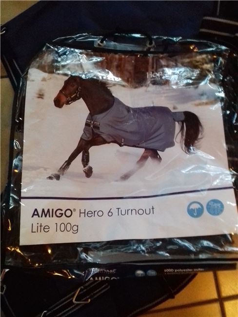 Regendecke 115 cm, Amigo hero 6 Hero 6, Nicole , Horse Blankets, Sheets & Coolers, Rutsweiler, Image 3