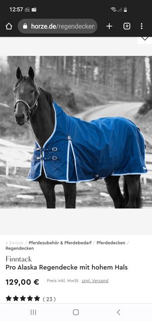 Regendecke 145 1x getragen, Finntack  Regendecke, Chagal2011, Horse Blankets, Sheets & Coolers, Michelstadt , Image 3