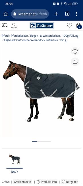 High Neck Regendecke, Felix Bühler Paddock Reflectiv, Angelika Kresse, Horse Blankets, Sheets & Coolers, Amstetten