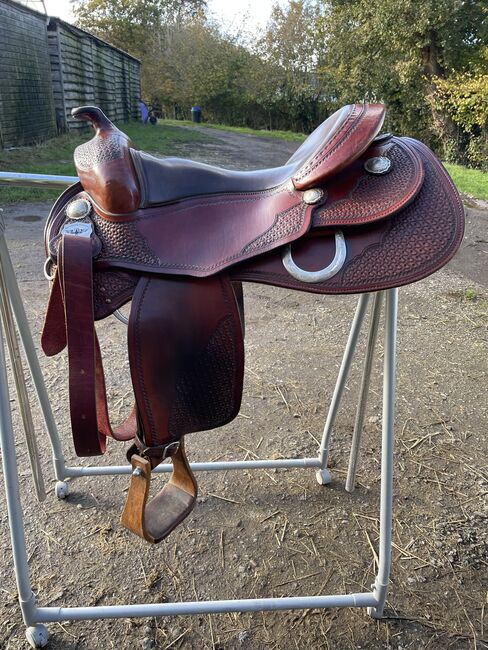 Reining authority saddle, Reining authority , Karen Denton , Western Saddle, Southampton