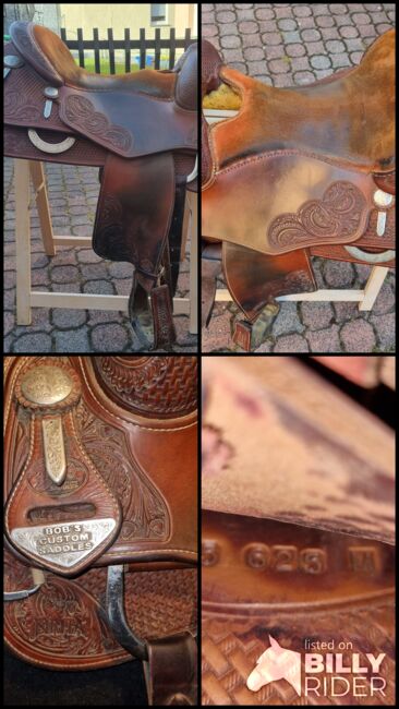 Reiningsattel Westernsattel Showsattel Bobs Custom Fappani, Bob's  AF Reiner Fappani , Susi , Western Saddle, Linsengericht, Image 12