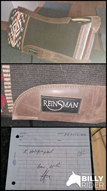 Reinsman Wollfilzpad, Reinsman, Rolf Schäfer, Western Pads, Wiesloch, Image 4