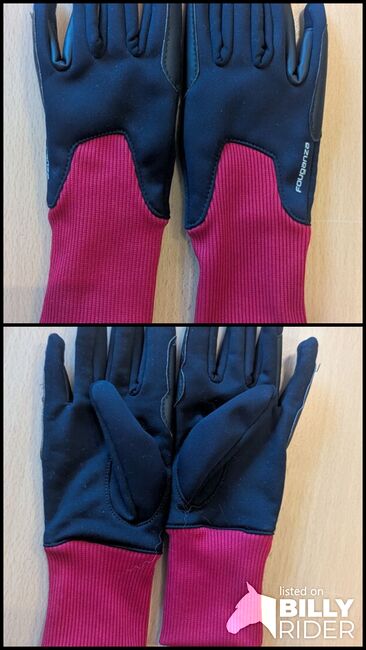 Reithandschuhe Kinder, Fouganza , Nina Anders, Riding Gloves, Schellerten, Image 3