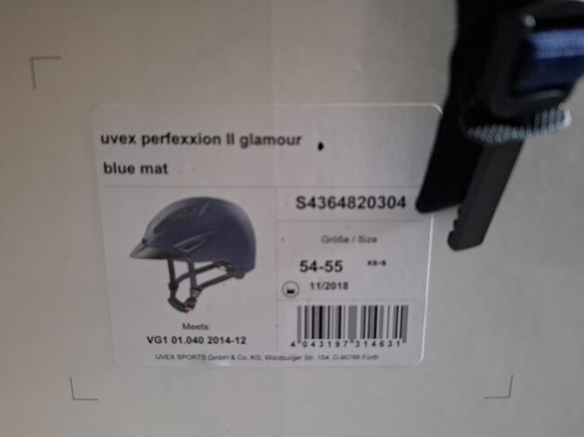 Reithelm Uvex Perfexxion II Glamour neu, Uvex Perfexxion II glamour , kerstin, Reithelme, Wittenberg , Abbildung 4