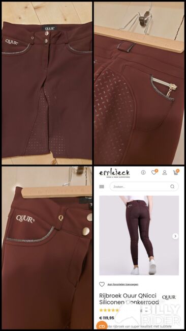 Reithose Gr. 34, Vollbesatz Silikon, Epplejeck / Quur QNicci, Marie, Breeches & Jodhpurs, Petersberg, Image 7