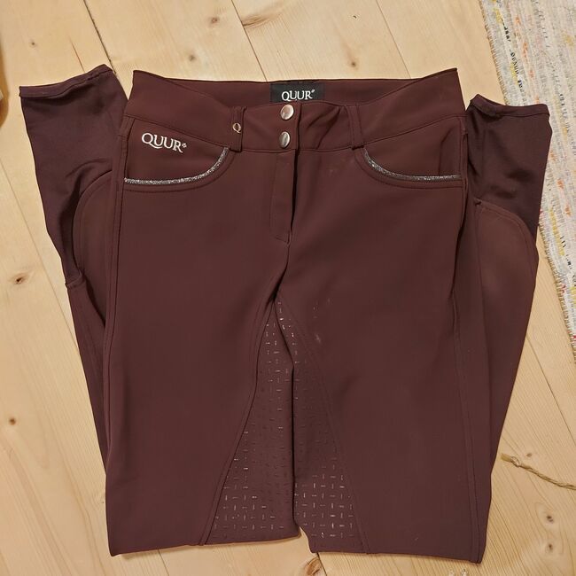 Reithose Gr. 34, Vollbesatz Silikon, Epplejeck / Quur QNicci, Marie, Bryczesy, Petersberg