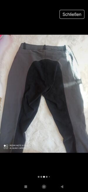 Reithose grau/schwarz, Made 4riders , Michelle, Reithosen, Krefeld , Abbildung 5