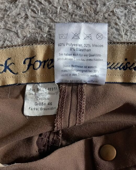 Reithose Herren, Loesdau Black- Forest-Exquisite, Michael Feiler, Herren-Reithosen, Königswinter, Abbildung 5