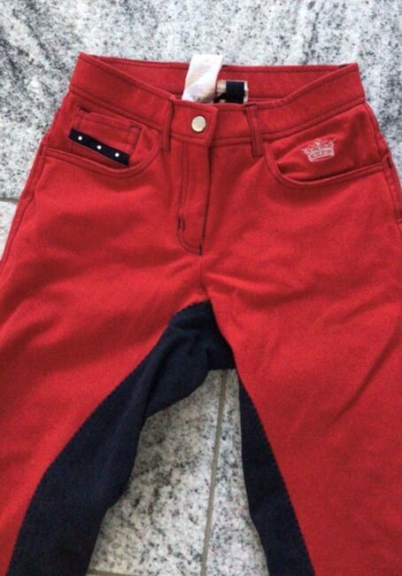 Reithose Vollbesatz rot / navy in S, Eurostar, CB, Reithosen, Balingen, Abbildung 3