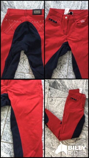 Reithose Vollbesatz rot / navy in S, Eurostar, CB, Reithosen, Balingen, Abbildung 5