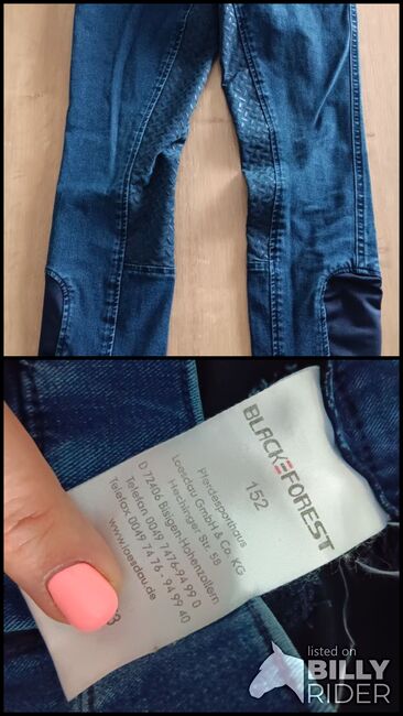 Reithose Vollgrip Größe 152, Blackforest, Nicole, Kinder-Reithosen, Endlichhofen, Abbildung 3