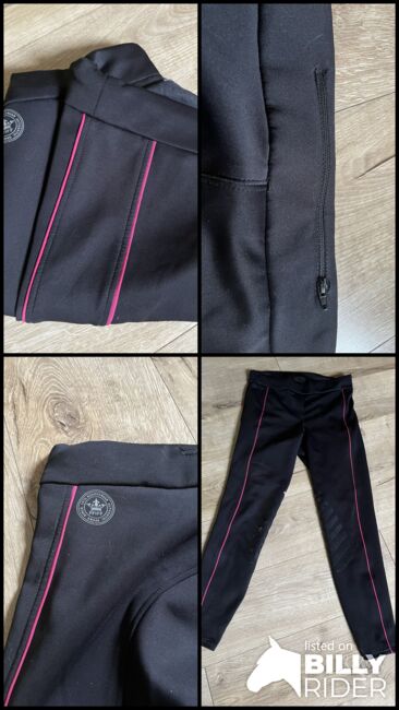 Reitlegging schwarz, rote Ziernaht, Kniebesatz, Gr. 40, Pfiff, Gabi Radermacher, Reithosen, Aachen, Abbildung 6