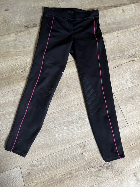 Reitlegging schwarz, rote Ziernaht, Kniebesatz, Gr. 40, Pfiff, Gabi Radermacher, Reithosen, Aachen, Abbildung 2