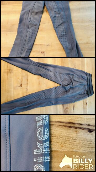 Reitleggings Kinder Ida Athleisure, Vollbesatz, Full-Grip, anthracite, Pikeur Ida Grip, Nicole Winterstein, Kinder-Reithosen, Straßlach-Dingharting, Abbildung 4