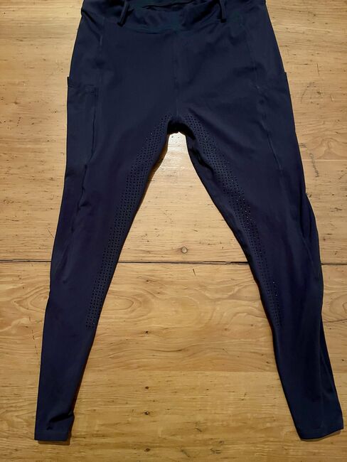 Reitleggings mit Silikonvollbesatz in grau, Gr. XXL, Beroy, Isabell, Reithosen, Frankfurt , Abbildung 4