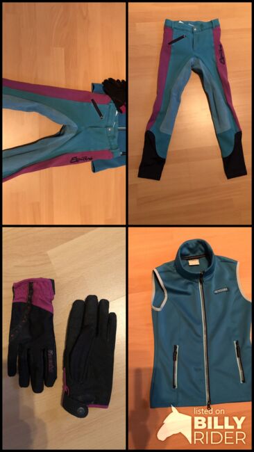 Reitoutfit kinder, Steeds, equilibre, roeckl  ,Reitweste, Ganzbesatzreithose, Handschuhe, Claudia, Children's Breeches & Jodhpurs, Helmstedt, Image 5