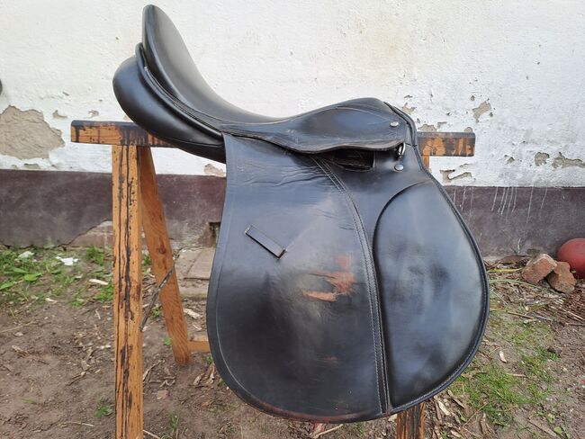 Reitsattel 46cm/18,11 Zoll, Wagenhaus, Für Pferde, Klötze, Abbildung 8