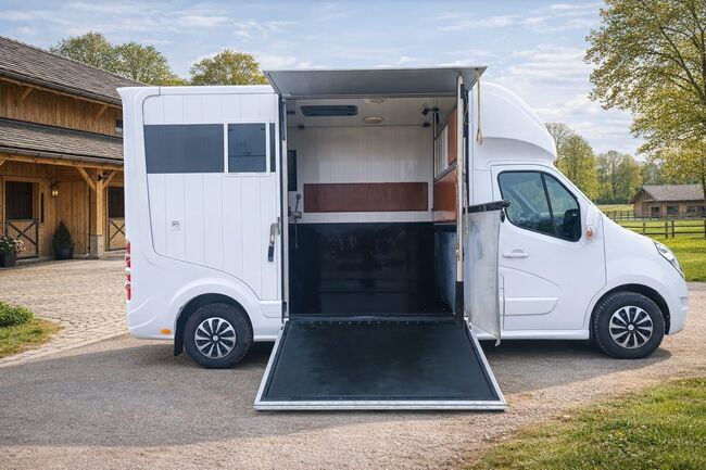 Renault Master Pferdetransporter mit hochwertigem Roelofsen Aufbau, Renault Master Roelofsen Aufbau, WOW Pferd  (WOW Pferd), Horse Trailers, Bayern - Attenkirchen