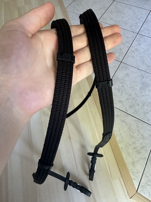 Zügel | Gurtzügel, Gurtband mit Stoppern schwarz NEU, Covalliero, Lina, Pozostałe, Fürstenwalde/Spree Fürstenwalde, Image 4