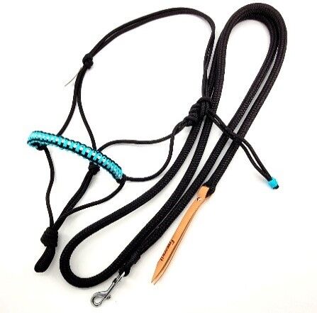 Strassknotenhalfter COB mit Strick SCHWARZ, Maya (Swisshorseshop), Halters, Frauenfeld