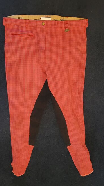 Reithose Damen, Rot, HKM, Julia , Breeches & Jodhpurs, Schellerten