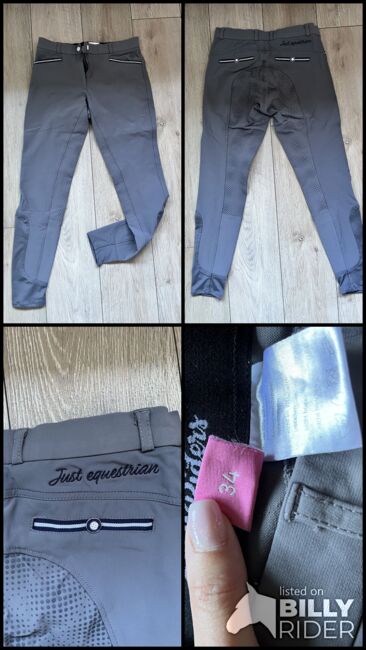 Reithose grau 4Riders, Größe 34, 4Riders, Klick, Breeches & Jodhpurs, Wiehl, Image 5