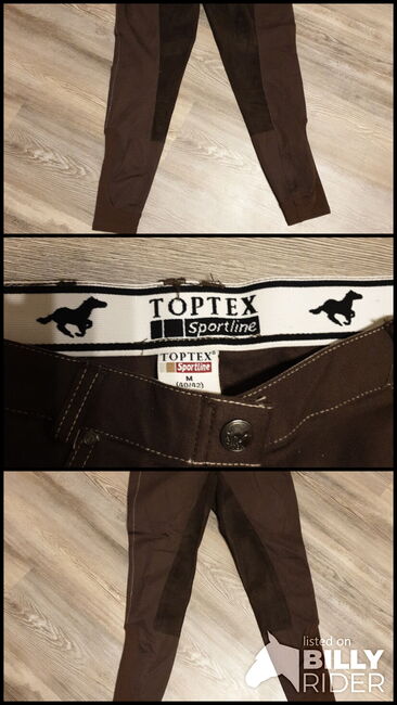 Reithose dunkelbraun Größe M, Toptex, Claudia , Breeches & Jodhpurs, Nürnberg, Image 4