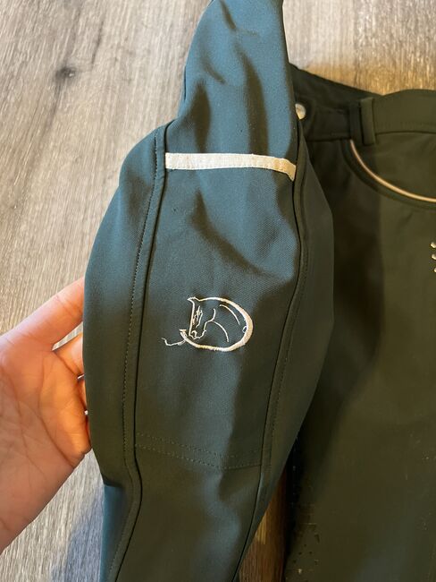 RidersChoice Reithose Silver Design Dark Green 36 neuwertig, RidersChoice  Silver Design , Tanja Hochhaus , Breeches & Jodhpurs, Schwarzenberg, Image 2